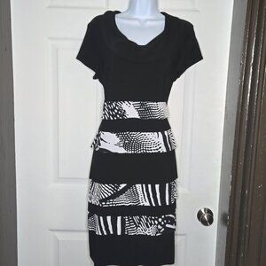 Joseph Ribkoff Elegant Black Dress SZ.12